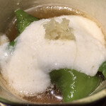 馳走 啐啄一十  - なにわ野菜の青茄子、鷹峯とうがらし