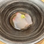 鮨 由う - マハタ　煎り酒