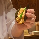 鮨 由う - プリン巻き