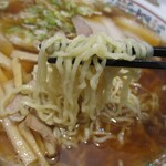 お食事処 吾妻屋 - 細ちぢれ麺