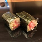 鮨 あらい - トロ細巻き