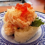 Muten Kurazushi - 特盛こぼれ本ズワイ蟹