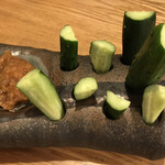 にぎりの一歩 - 肉味噌胡瓜