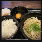 親父の製麺所 - 朝定食　390円