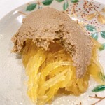 うを徳 - 若鮎のペースト、そうめん南瓜