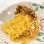 うを徳 - 若鮎のペースト、そうめん南瓜