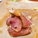 うを徳 - 那智勝浦産　鰹の藁炙り