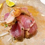 うを徳 - 那智勝浦産　鰹の藁炙り