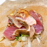 うを徳 - 那智勝浦産　鰹の藁炙り