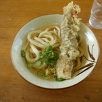 かけ小とちくわ天