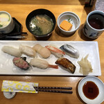 大乃寿司 - お好み寿司ランチ　８巻　１１００円