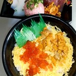 魚丼 - ウニいくら丼＆晩酌賑わい盛り