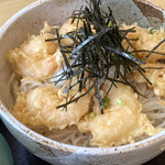 蕎麦 くつざわ - 小海老天温玉