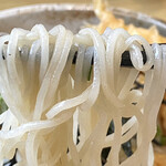 蕎麦 くつざわ - 透明感のある更科