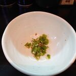 一条流がんこ総本家分家四谷荒木町 - 別皿で頂いた「青唐辛子」