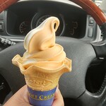 ミニストップ - 料理写真:メロンミックスソフトクリーム