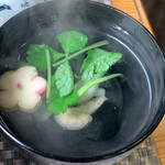 和香 - 熱々の肝吸いです