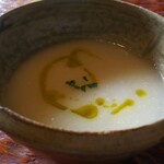 灯 - 新玉ねぎと大根のスープ