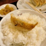 国龍飯店 - 餃子のせてみた。