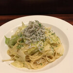 9 nove - 釜揚げしらすと春キャベツのペペロンチーノ