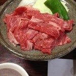 Ooduru Shokudou - 牛肉の陶板焼