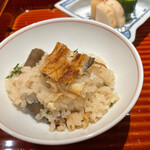 壽山 - 穴子新牛蒡ご飯