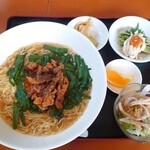 旬菜厨房　富貴菜 - 料理写真:台湾辛しソバセット
