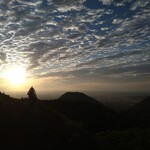 Cafe Suimei - おまけ　6月20日　かもしか大橋から見た朝日