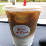 Quatre Cafe&Donut - カフェラテ　ICE 480円