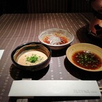 瀬里奈 - しゃぶしゃぶのタレ３点・その１です。