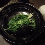 瀬里奈 - しゃぶしゃぶのスープで調理した野菜です。