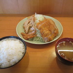 とんかつ 一 - ランジリとんかつＷ（バラ先側＋ロース芯側）(2012年10月①)