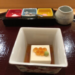 天麩羅 四季彩 村松 - 湯葉の葛豆腐。優しい味