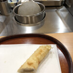 天麩羅 四季彩 村松 - 穴子、先ずは天つゆで