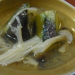 魚菜 みつ橋 - 天丼に付く惣菜