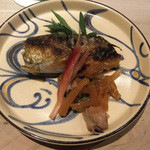 くろぎ - 焼き物（天然鮎塩焼き）