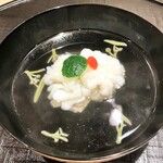 新ばし 星野 - ハモとジュンサイのお椀