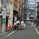 おおぜき中華そば店 - 隣の行列