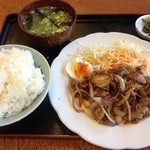 東京ラーメン大番 - 日替わり焼き肉定食