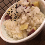 わかたろう - 今日のご飯（さつまいもの炊き込みご飯）