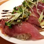 麺屋 六感堂 - もち鰹の創作握り鮨