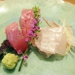 料理屋くおん - 天草産天然平目と北海道産ひっさげ