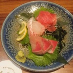 寧々家 - 刺身3種盛合わせ 980円 +税