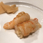 うを徳 - 牡丹海老のにぎり