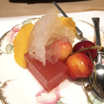 うを徳 - フルーツの盛り合わせ