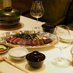 Cuisine Gastronomique Kichihei - 黒毛和牛グリル3点セット2名で食すイメージ