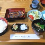 うなぎのやまぐち - かば焼き定食：並
