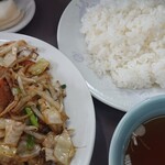 中華料理 一番 - 料理写真:肉野菜炒め＆ライス