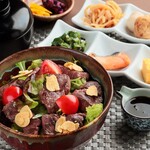 Steak bowl (with obanzai)