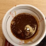 かつ敏 - すりゴマに辛口ソース